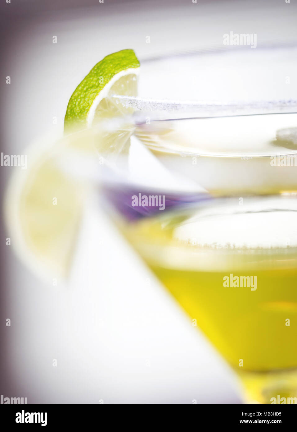 Alcohol cocktail Daiquiri with rum and lime Stock Photo Alamy
