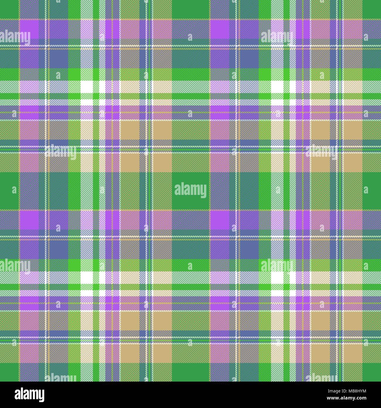 Abstract check plaid seamless pattern. Flat design. Vector illustration ...