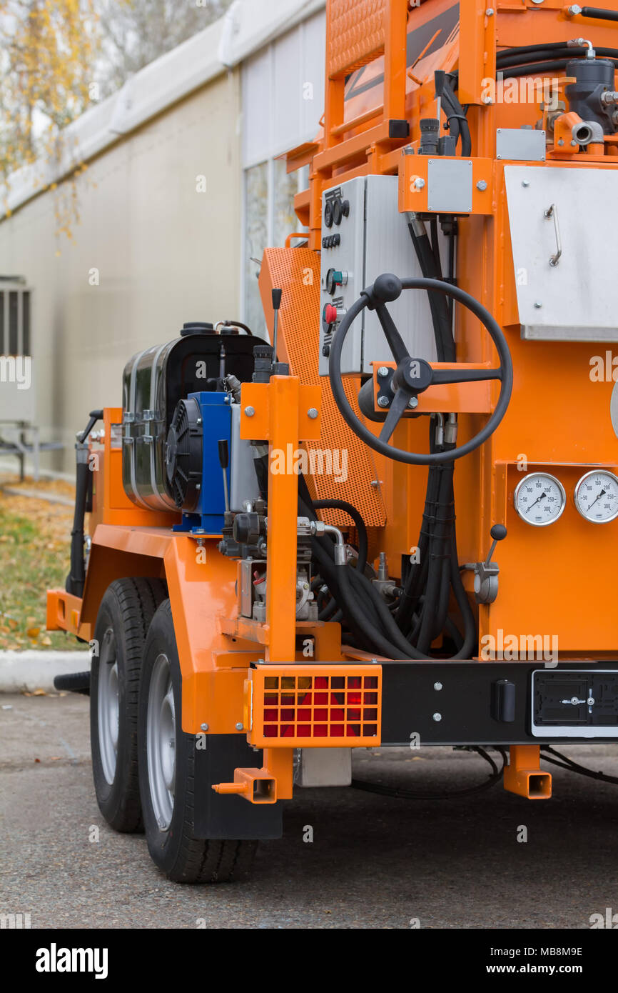 Industrial equipment for construction in the industrial building