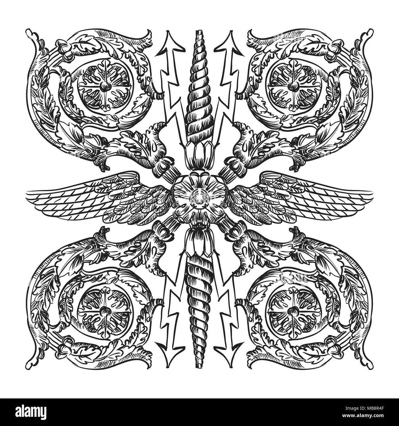 Victorian street feature Stock Vector Images - Alamy