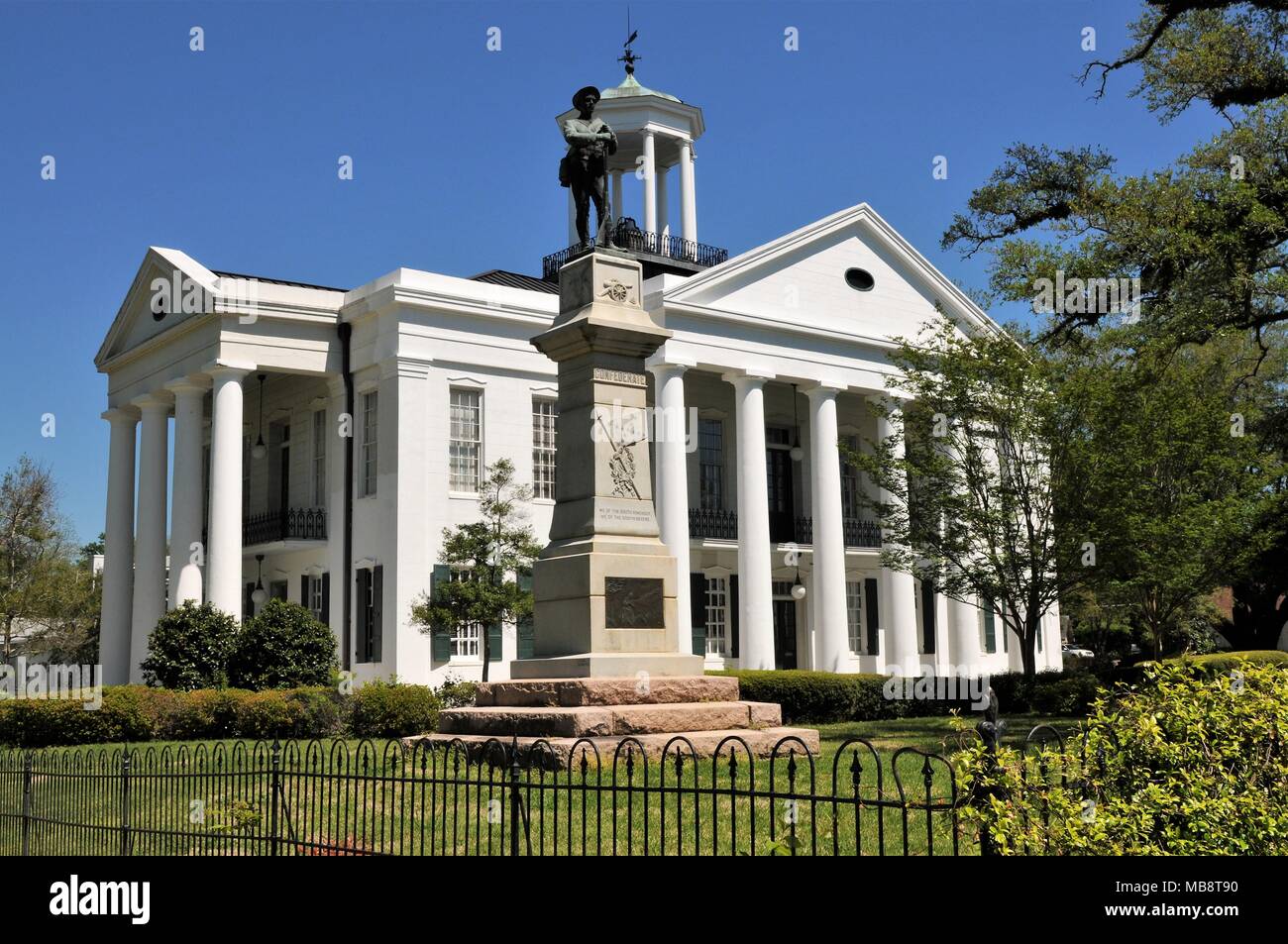 Built between 185759, the Raymond Court House, Raymond , Miss., served