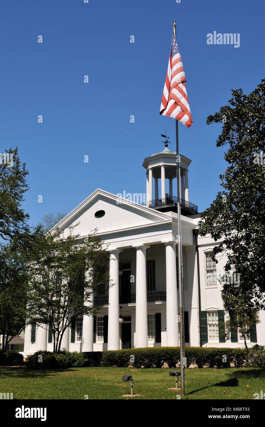 Built between 185759 the Raymond Court House served as a Confederate