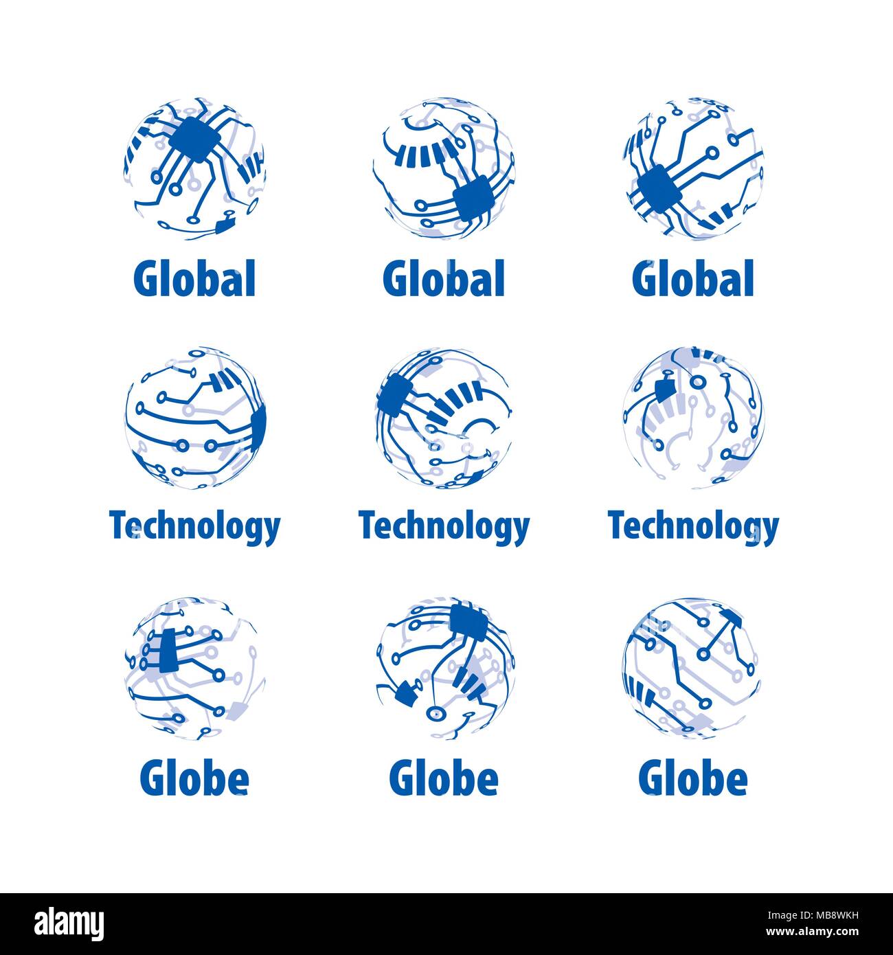 vector logo globe Stock Vector Image & Art - Alamy