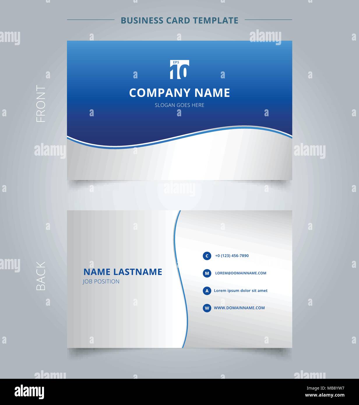 stripe business cards - Beyti Inside Advocare Business Card Template