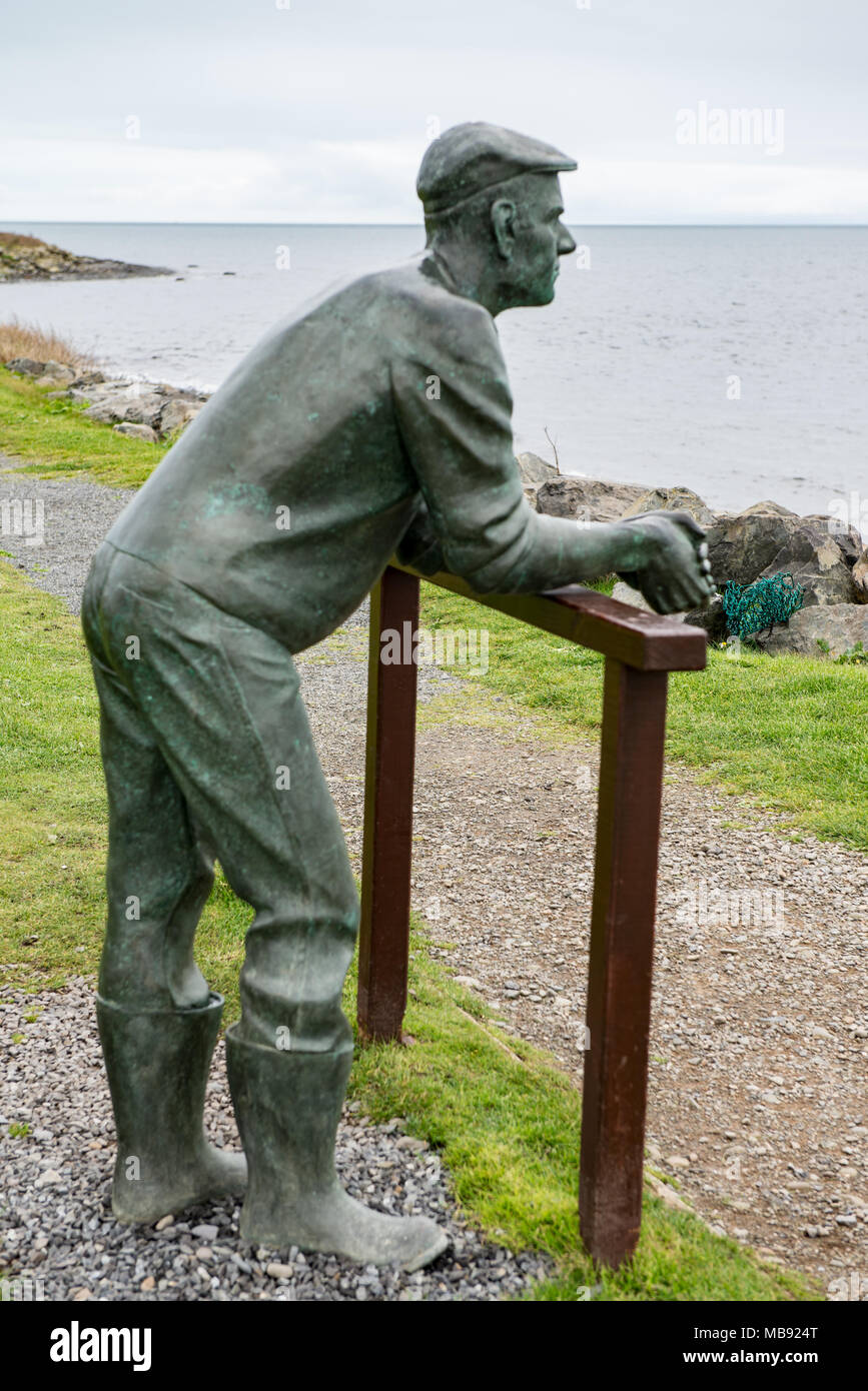Bronze Fisherman Statue High Resolution Stock Photography and Images