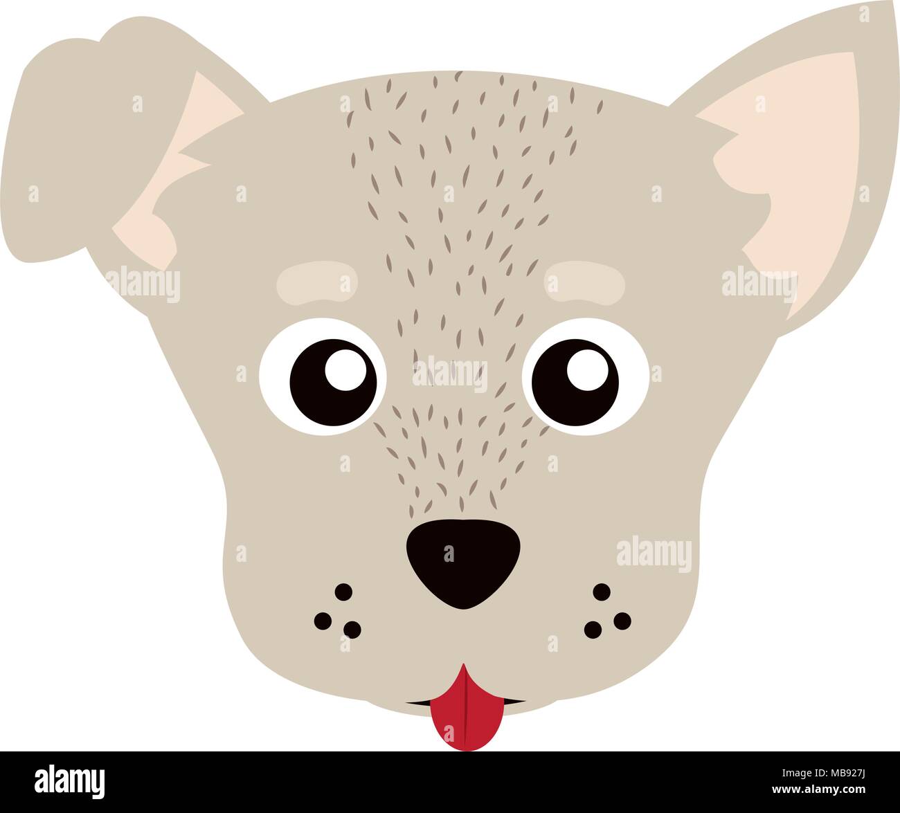 cute dog head pet animal Stock Vector Image & Art Alamy