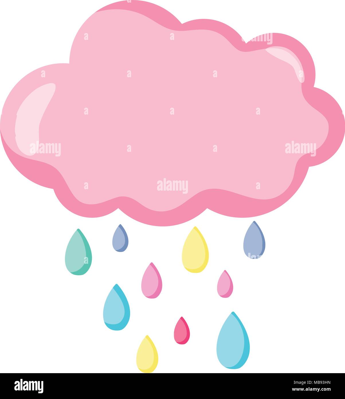 nature cloud raining weather in the sky Stock Vector Image & Art - Alamy