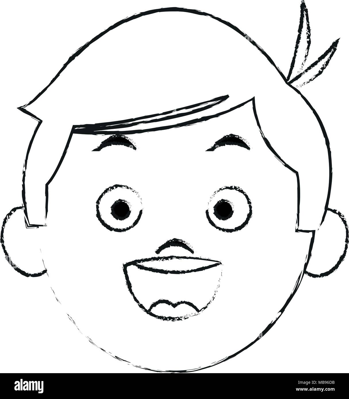 Featured image of post Cartoon Sketch Drawing Boy : Then, make pointed segments of hair that move in the same direction.