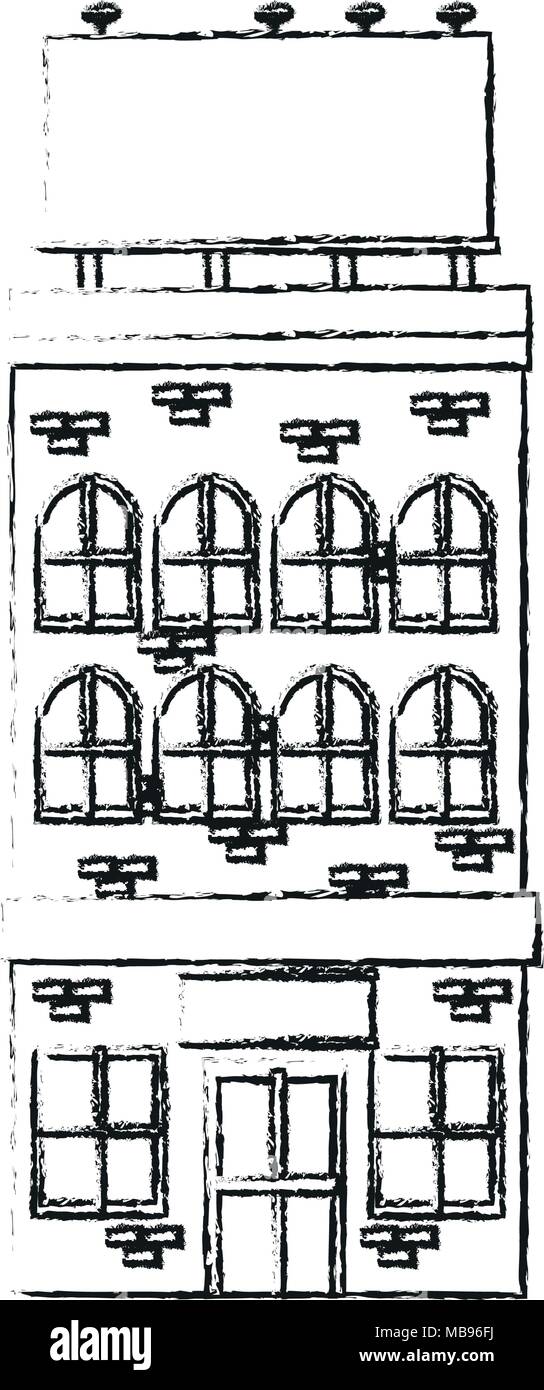 Bricks urban building sketch Stock Vector Image & Art Alamy