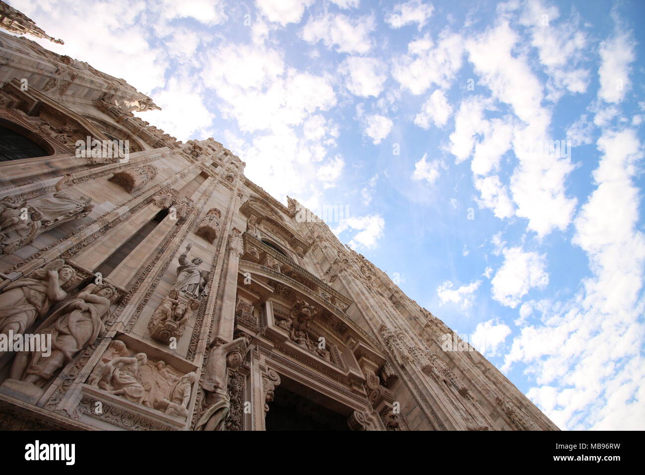 The cathedral Duomo di Milano, Milan, Italy Stock Photo