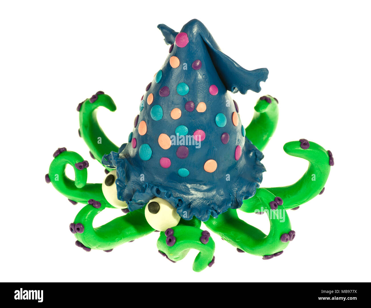 Funny Squid made of plasticine Stock Photo - Alamy