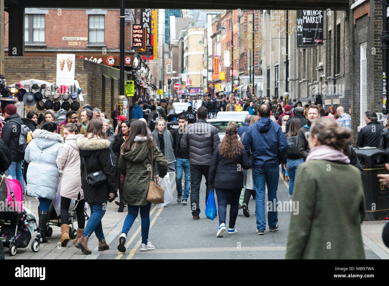 Brick Lane, Shoreditch, London Stock Photo Alamy