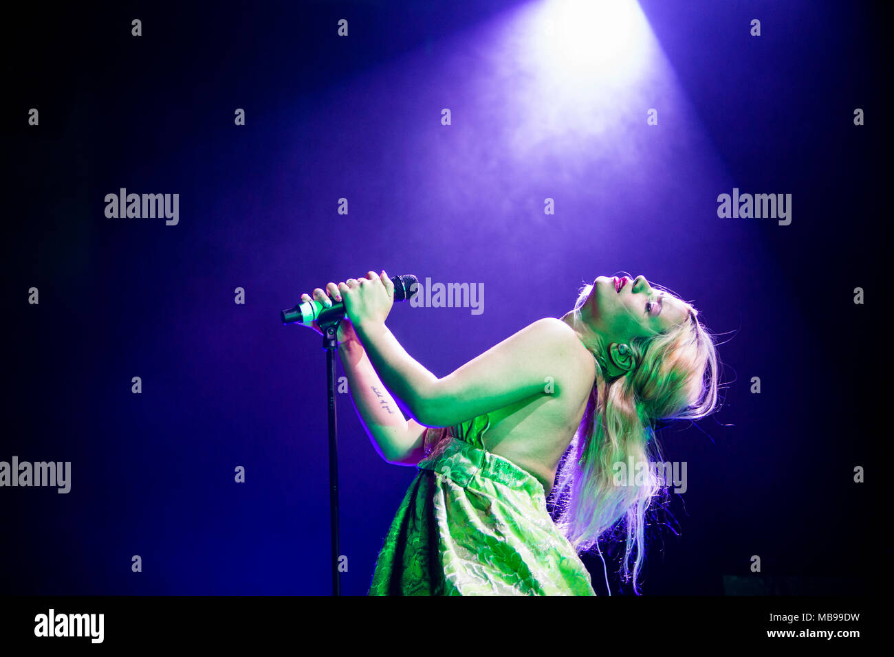 Norway, Bergen - April 2, 2018. The American singer, rapper and ...