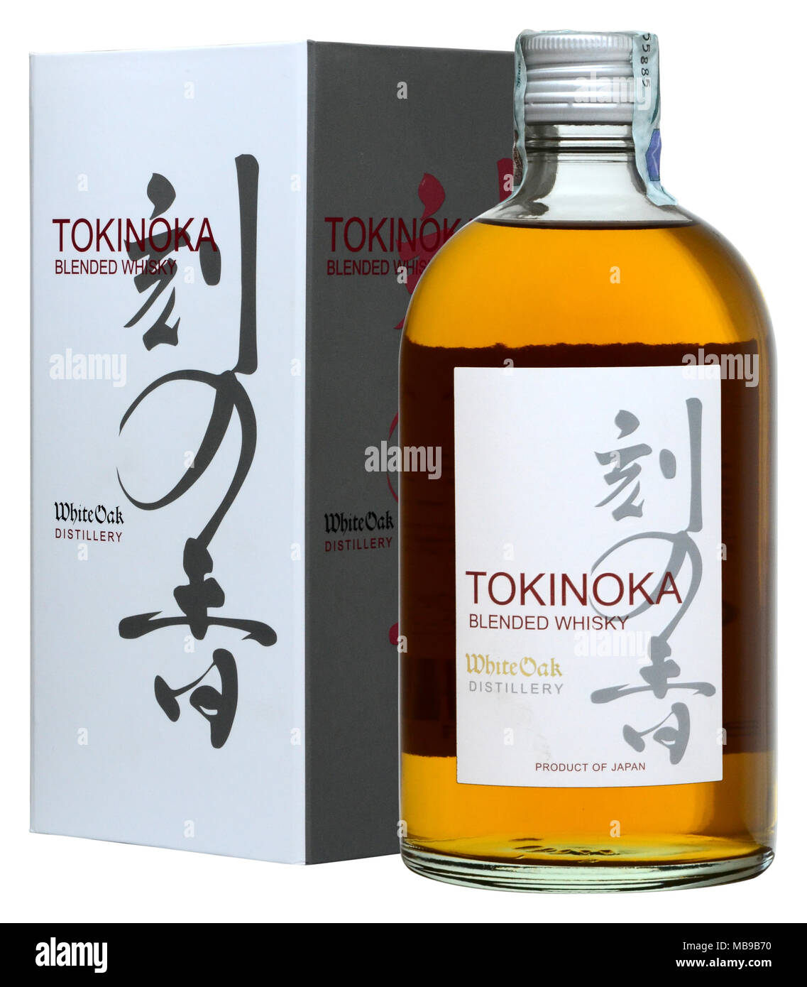 Japanese Whisky Tokinoka White Oak 50cl, 40%Vol Stock Photo