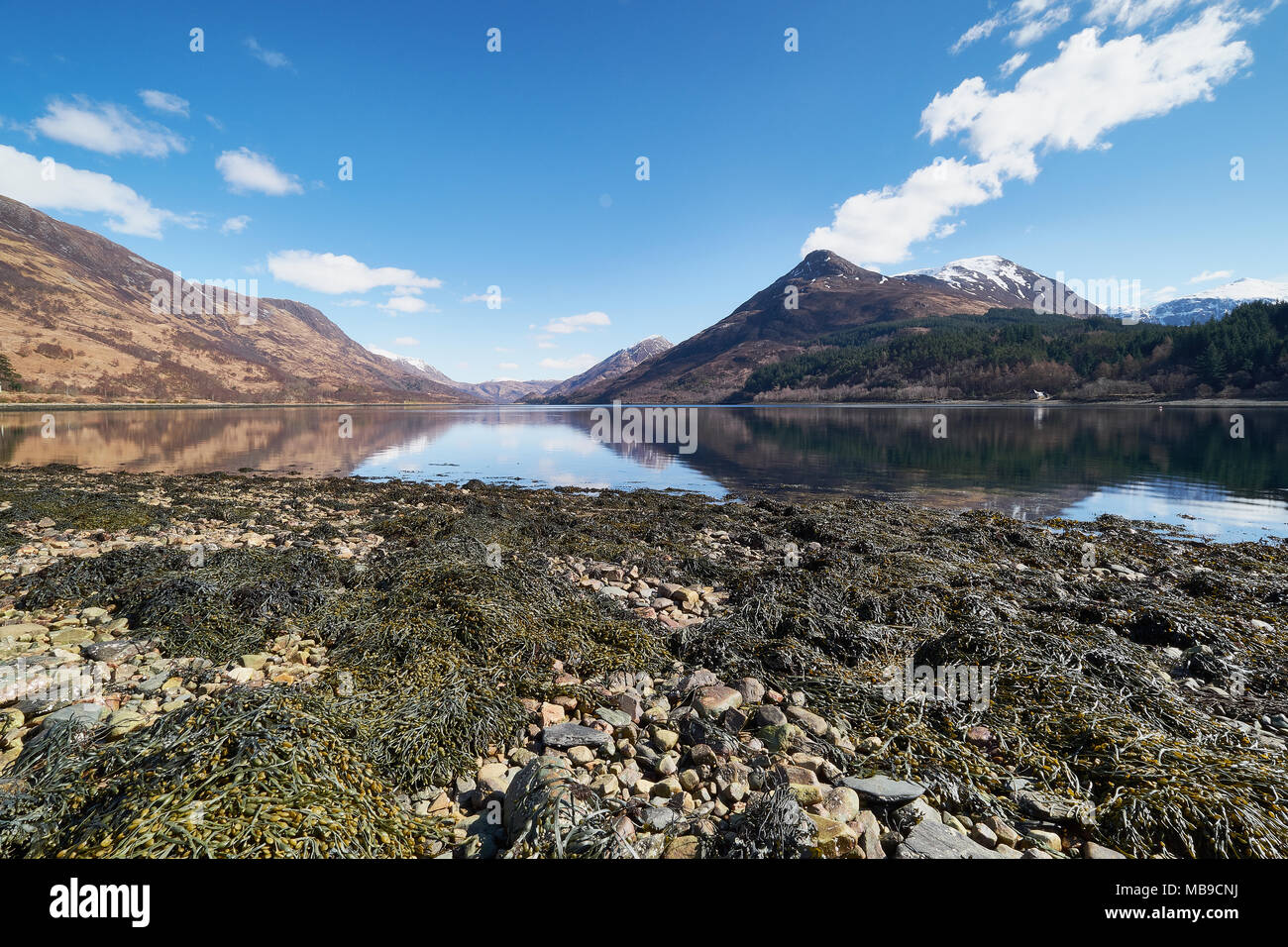Scotland Loch Leven Glencoe Stock Photo Alamy
