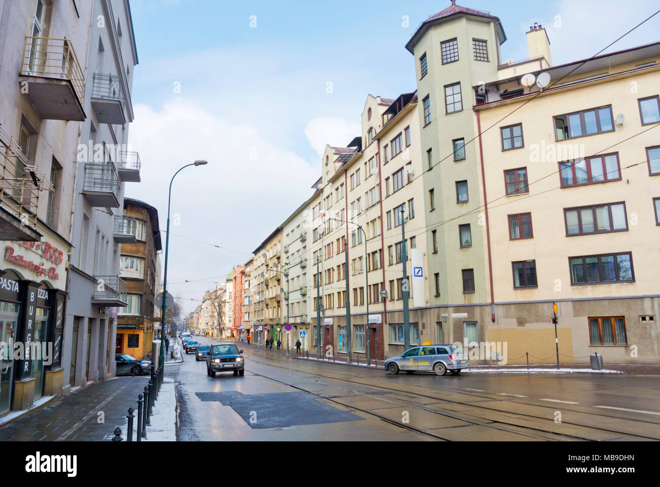 Kraków street scene exterior hi-res stock photography and images - Alamy
