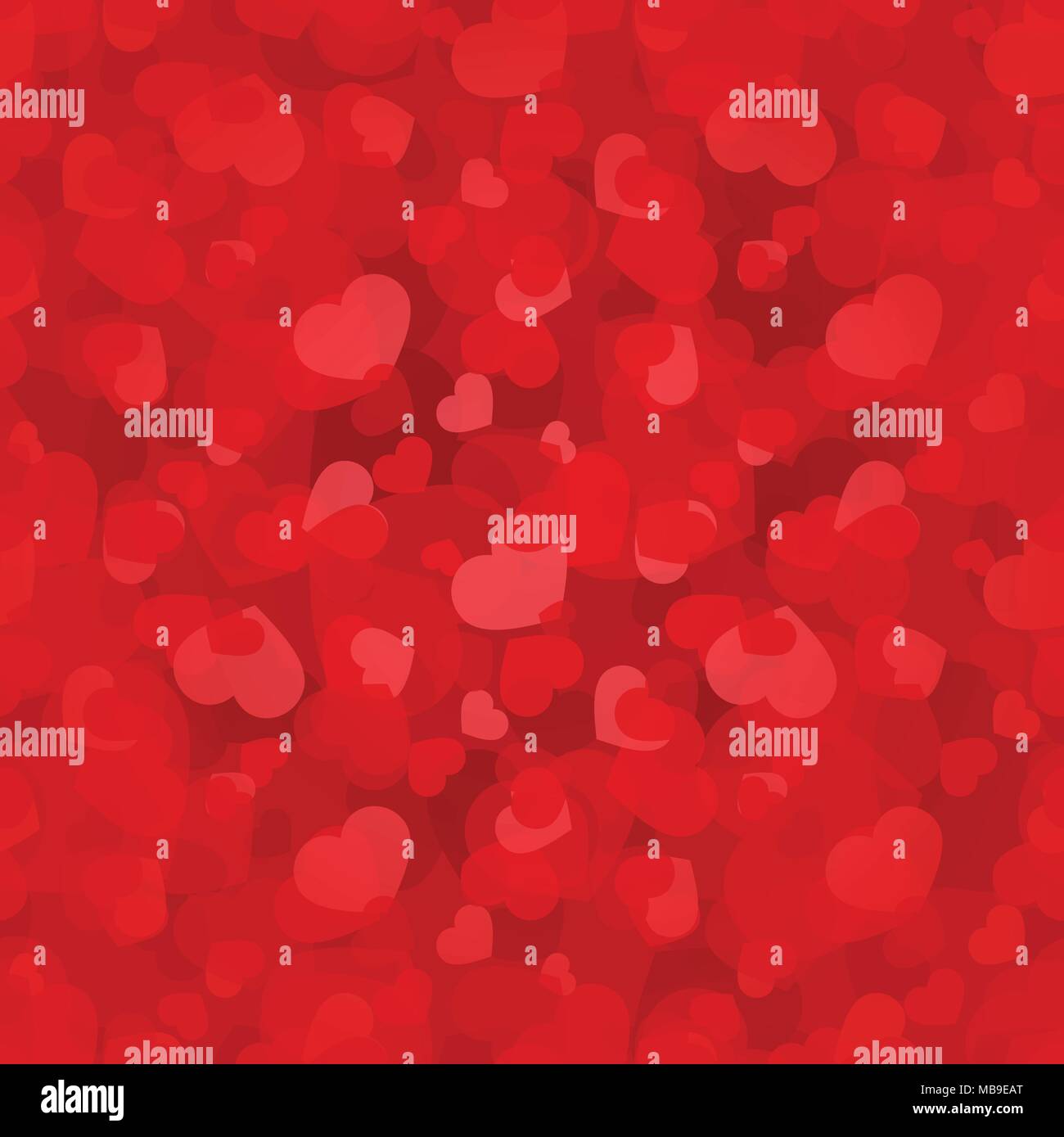 Seamless background with red hearts Stock Vector Image & Art - Alamy