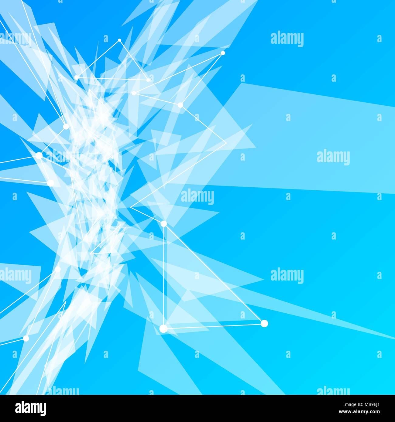 abstract blue polygonal background with triangles Stock Vector Image ...