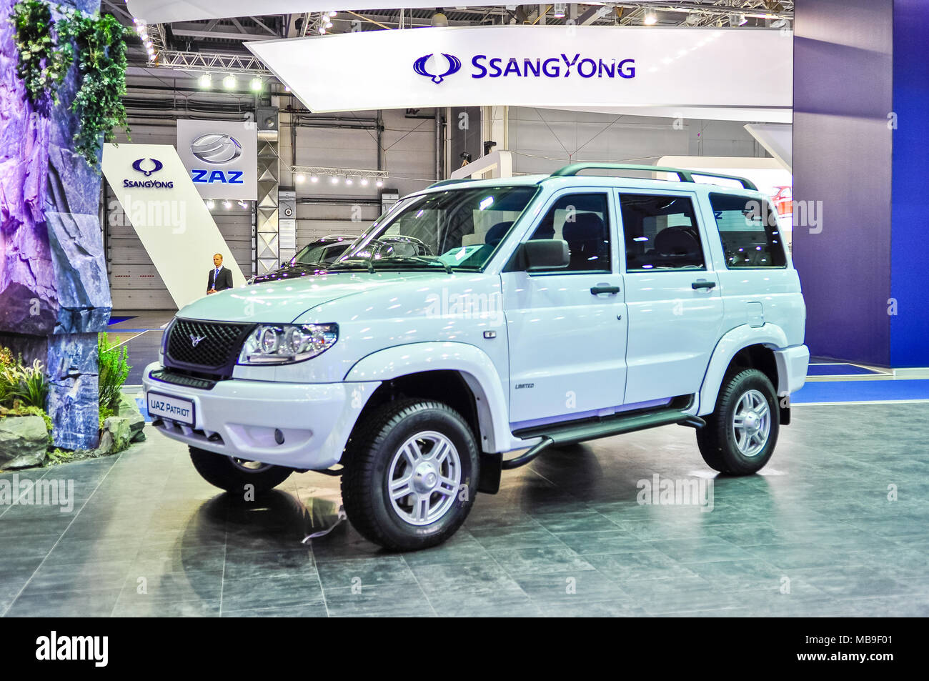 Russia, Moscow, Expocentre, 29 August - 9 September 2012: UAZ Patriot at 4th Moscow International Automobile Salon (MIAS 2012) Stock Photo