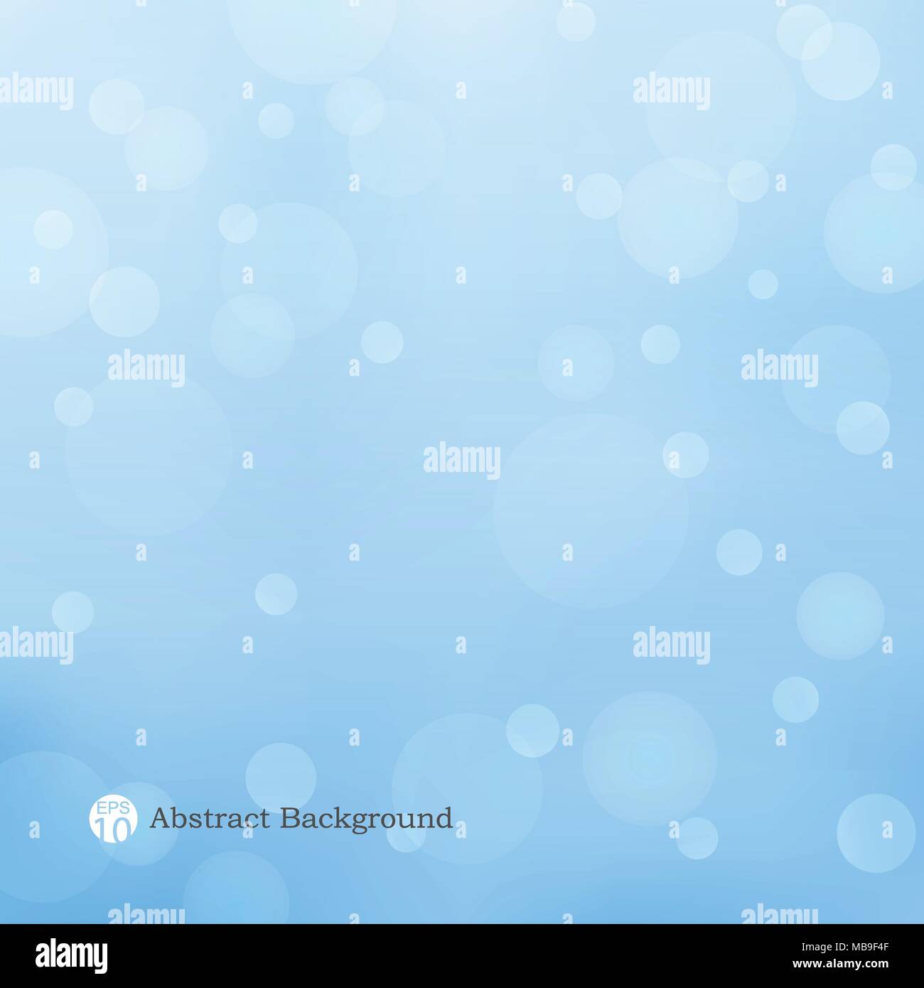 Abstract of blue background with soft light of bokeh for business ...