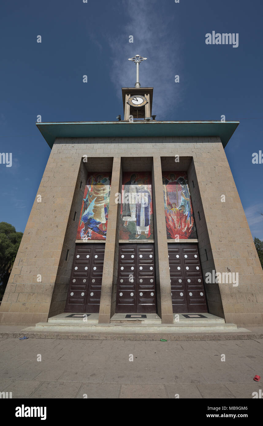 monastery of Debre Libanos, Ethiopia Stock Photo