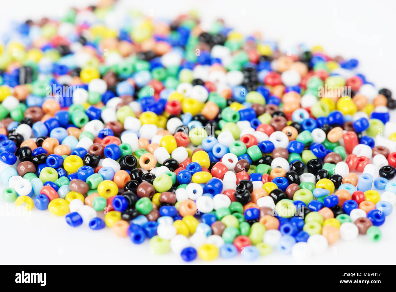 Beads Background. Retro Top View Colorful Bead Heap. Stock Photo, Picture  and Royalty Free Image. Image 73577763.
