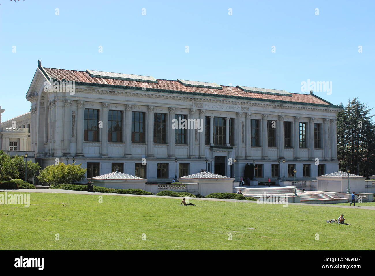 Doe Memorial Library, University of California, Berkeley Stock Photo