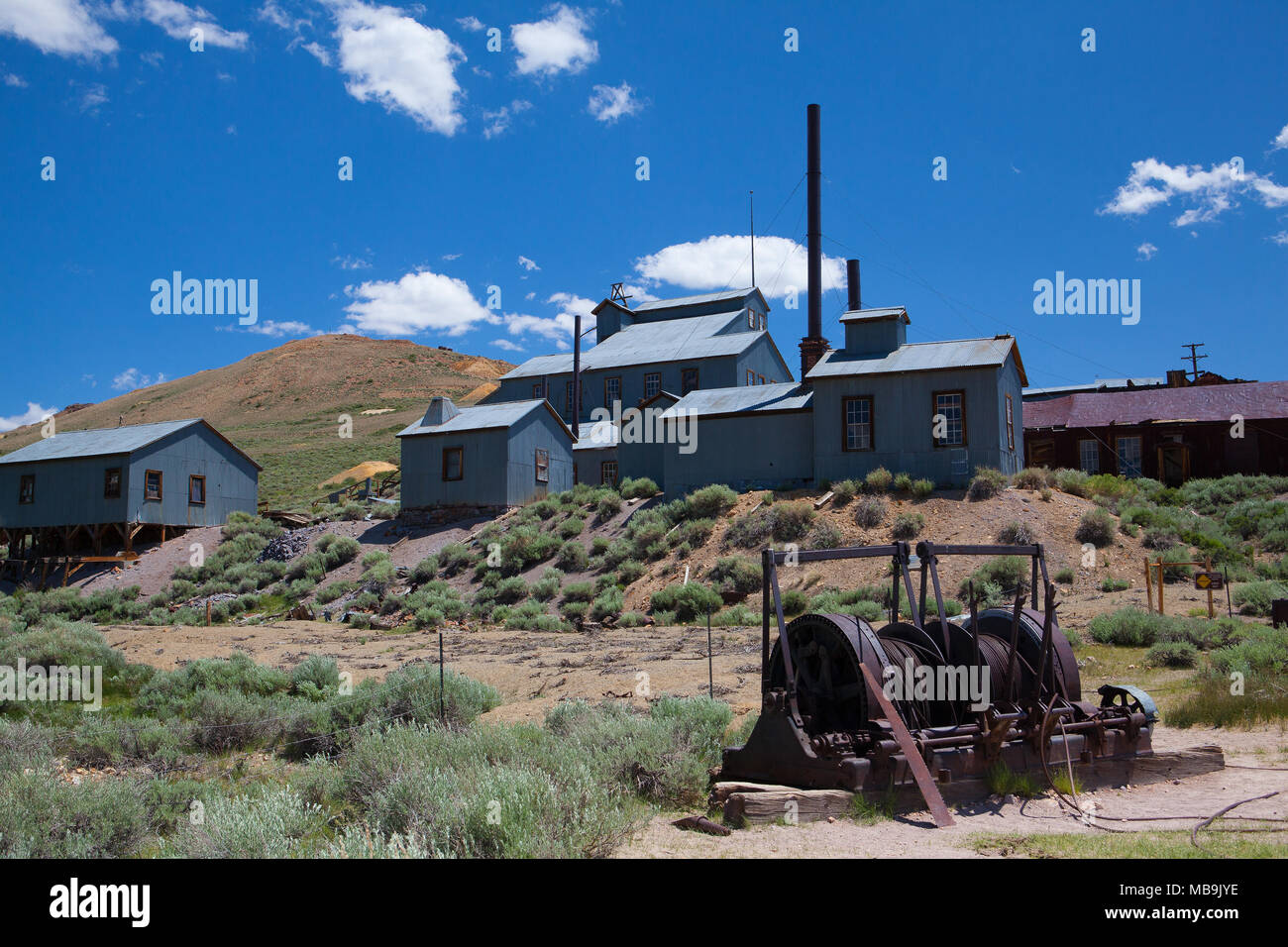 Bodie, Ca, Usa - July 15, 2011: Old Buildings In Bodie, An Original 