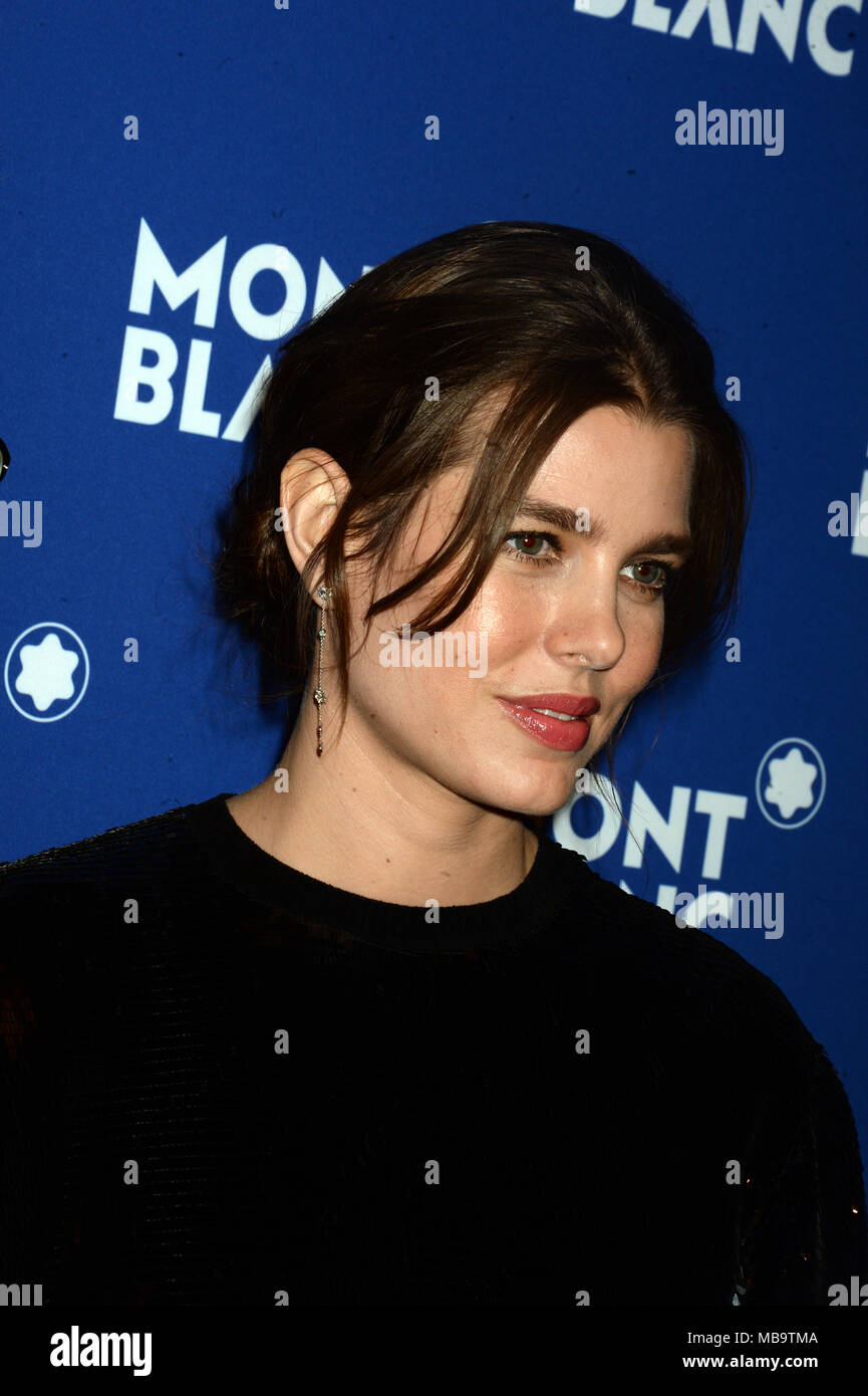 NEW YORK, NY - APRIL 04: Charlotte Casiraghi attends Montblanc