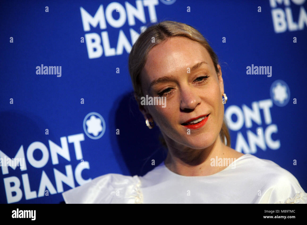 NEW YORK, NY - APRIL 04: Chloe Sevigny attends Montblanc Celebrates 'Le