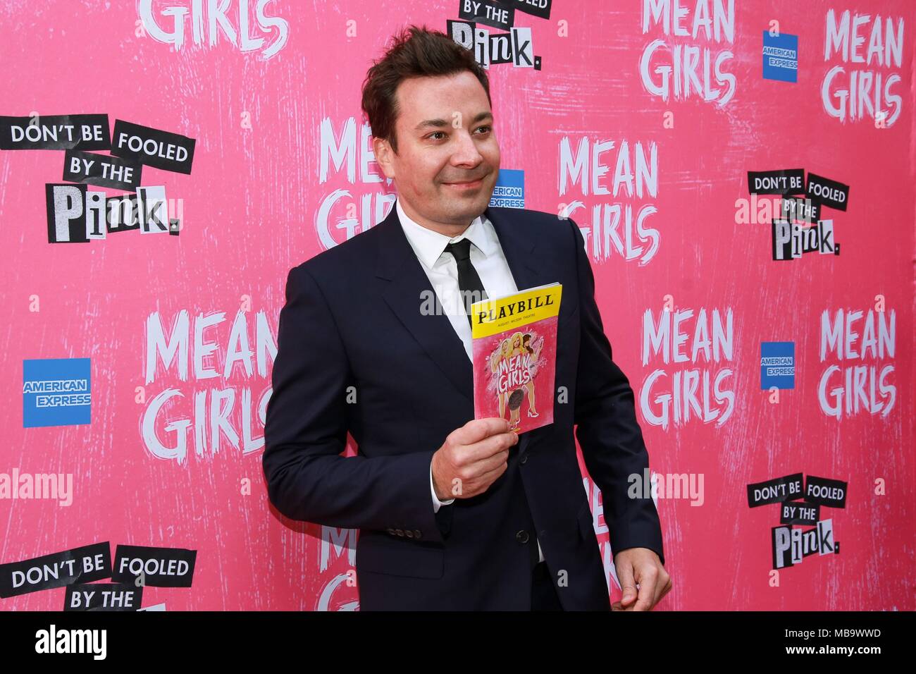 New York, NY, USA. 8th Apr, 2018. Jimmy Fallon in attendance for MEAN ...