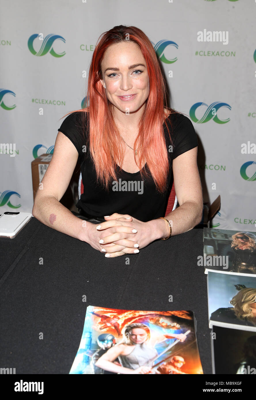 Las Vegas Nv Usa 8th Apr 2018 Caity Lotz At The 2018 Clexacon Day 2 At