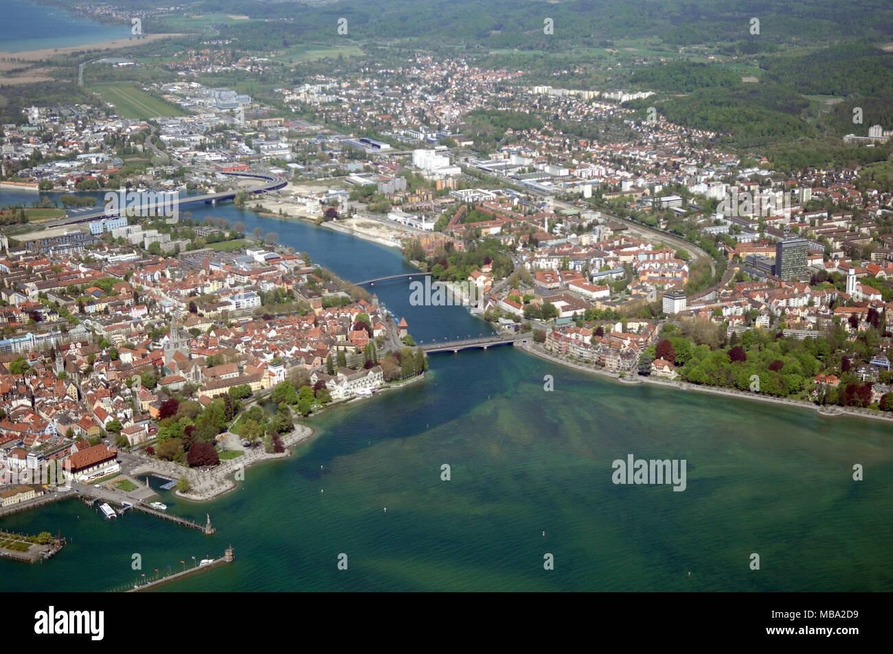 Konstanz, Germany. 05th May, 2008. View of Konstanz on Lake Constance