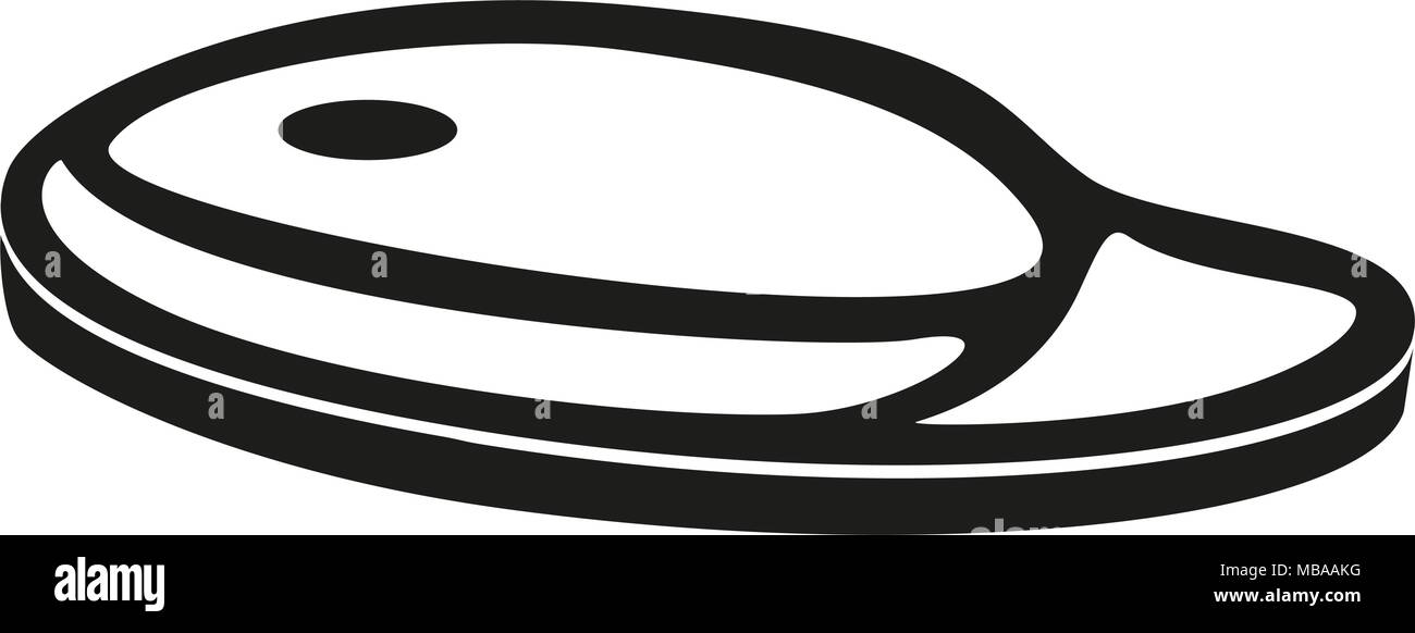 Steak Vector Black And White