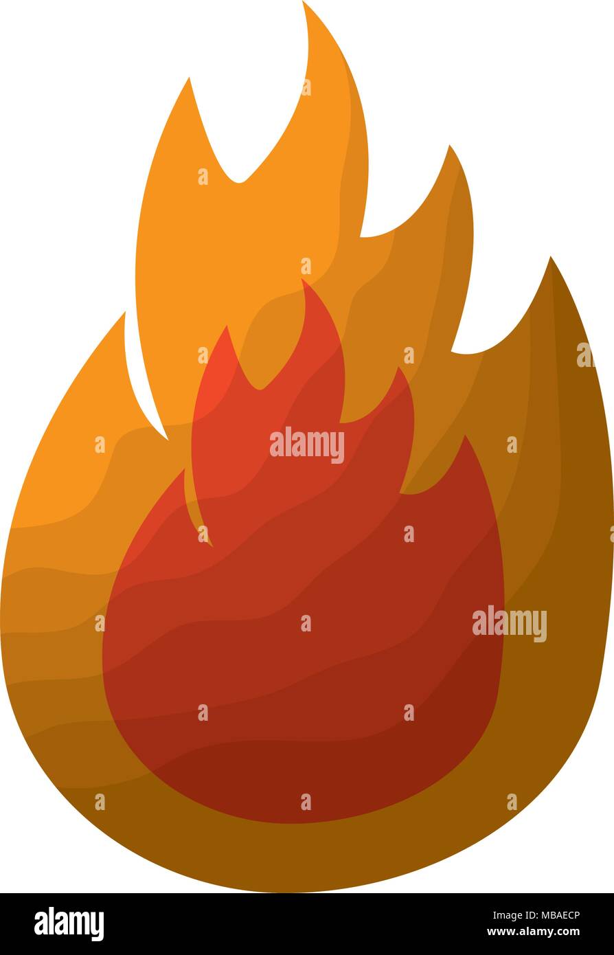 fire flame isolated icon Stock Vector Image & Art - Alamy