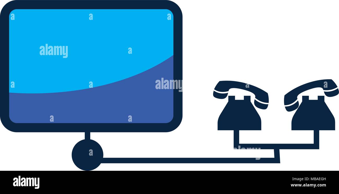 computer network Logo Design Template Vector Stock Vector Image & Art