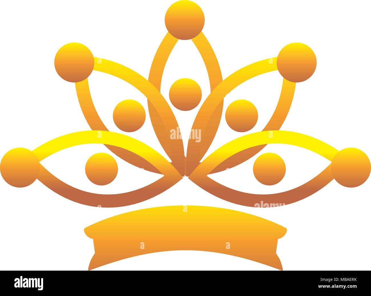 Crown Logo Design Template Vector Stock Vector Image & Art - Alamy