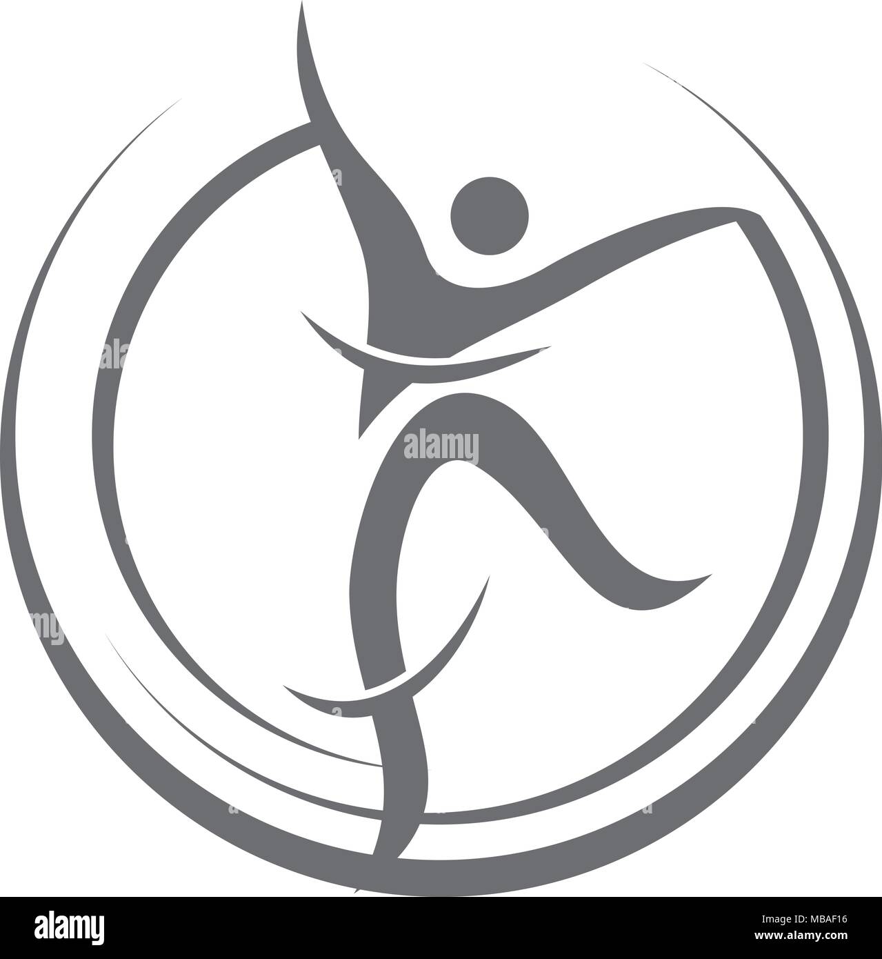 Dance Movement Logo Design Template Vector Stock Vector Image & Art - Alamy