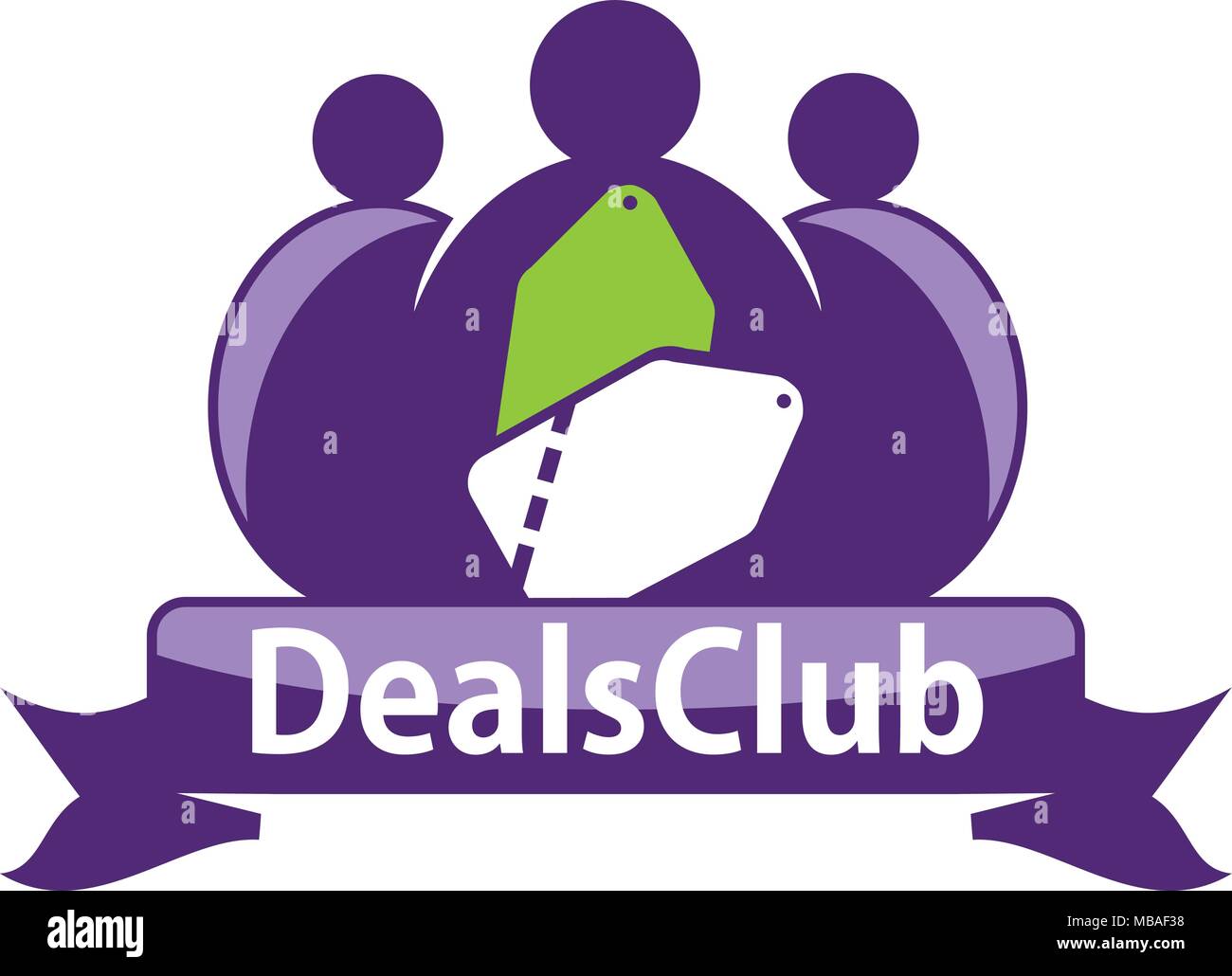 Deals Club Logo Design Template Vector Stock Vector Image & Art - Alamy