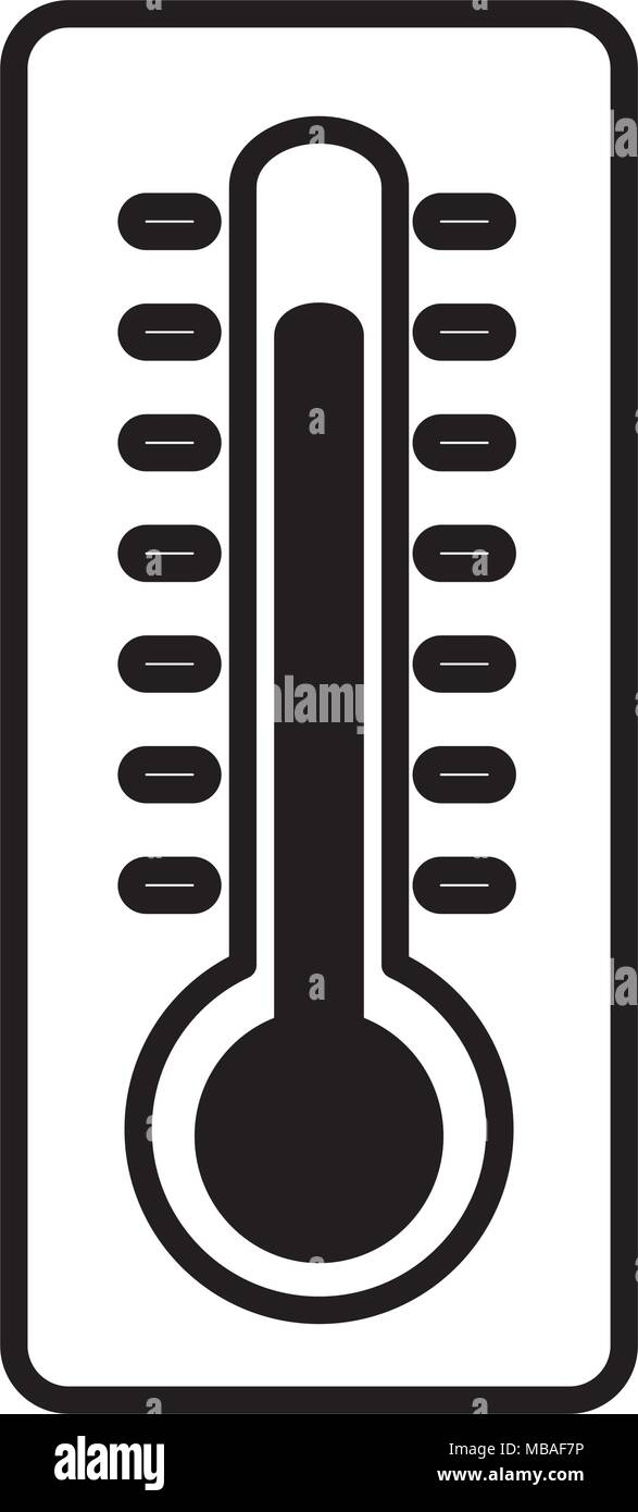thermometer measure temperature icon Stock Vector Image & Art - Alamy