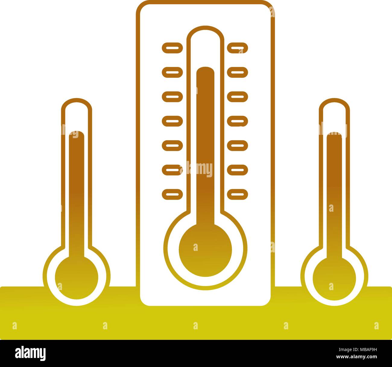 thermometers measure temperature icon Stock Vector Image & Art Alamy