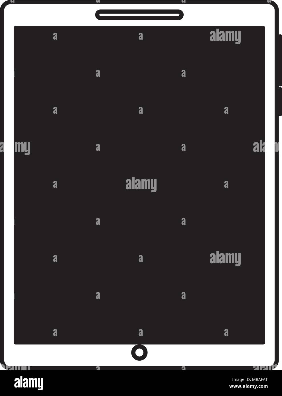 Digital tablet pc green screen Stock Vector Images - Alamy