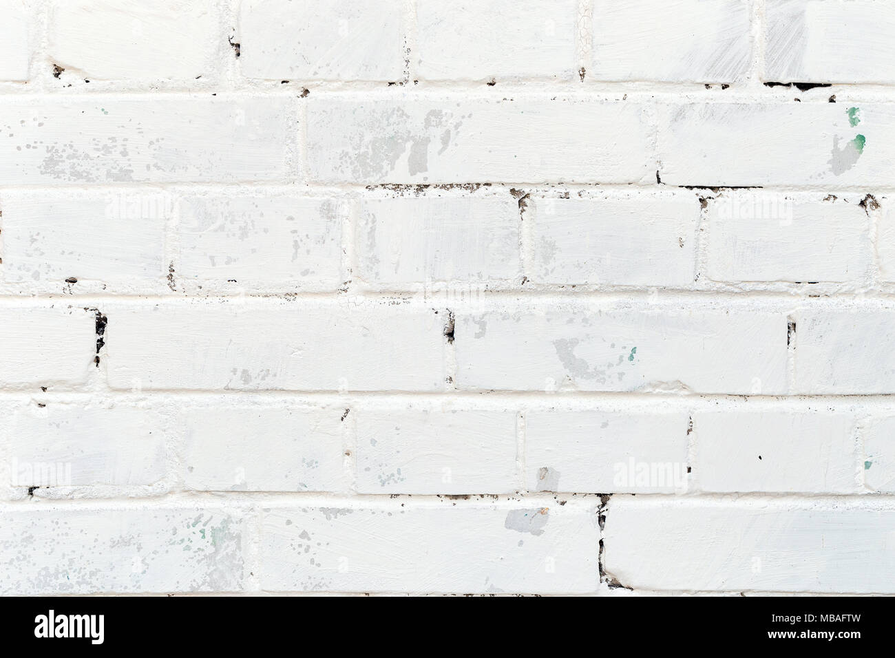 Background texture of a old white brick wall Stock Photo - Alamy