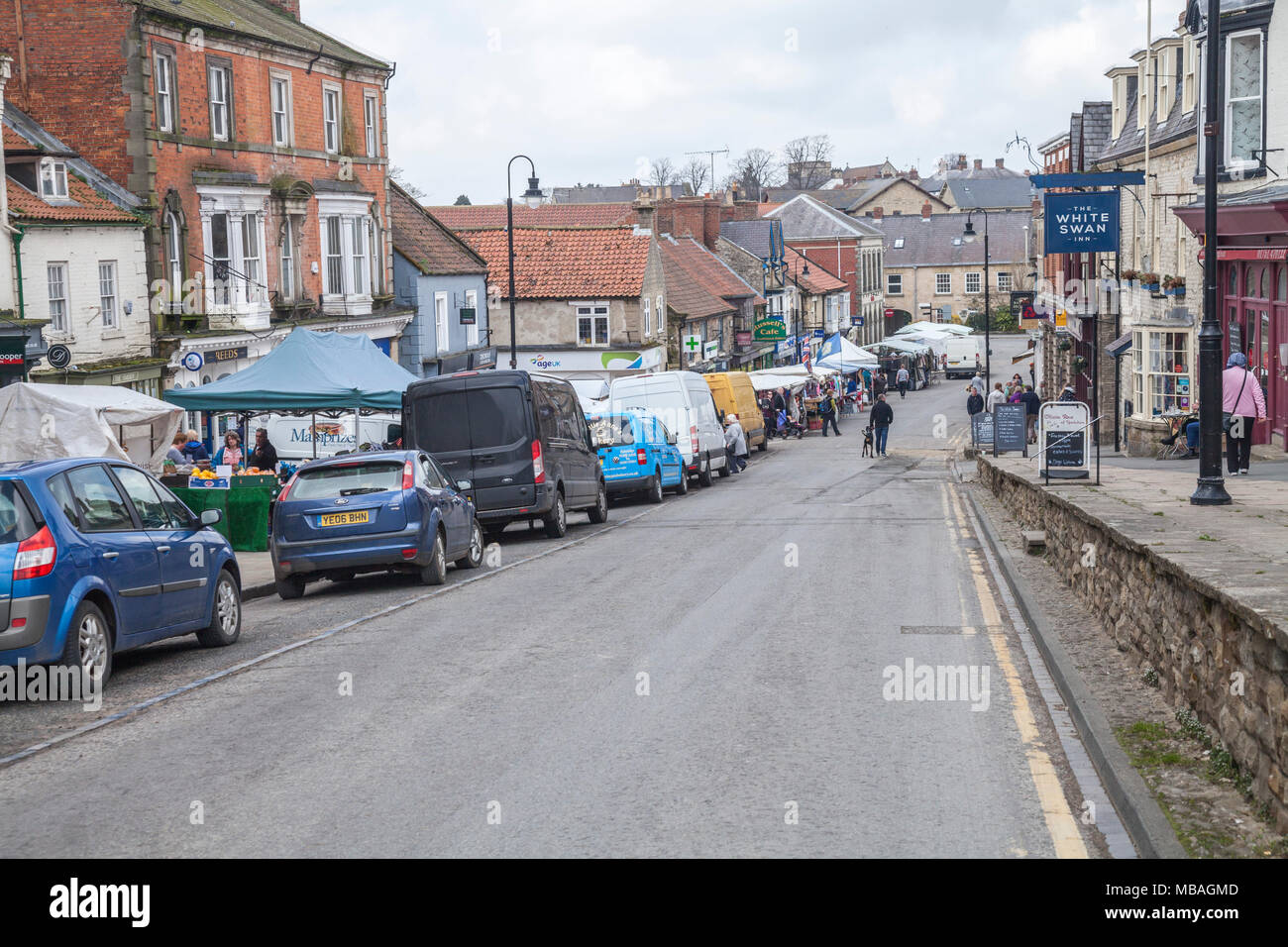 Market day in Pickering,North Yorkshire,England,UK Stock Photo Alamy Market day in Pickering,North Yorkshire,England,UK Stock Photo Alamy