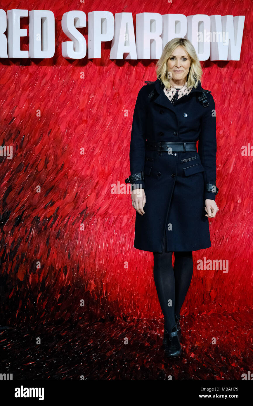 Jenni Falconer at European Premiere of Red Sparrow on Monday 19