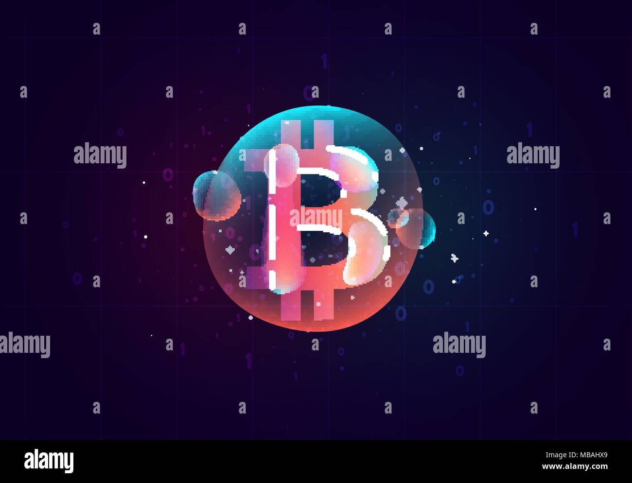 Crypto bubble Stock Vector Images - Alamy