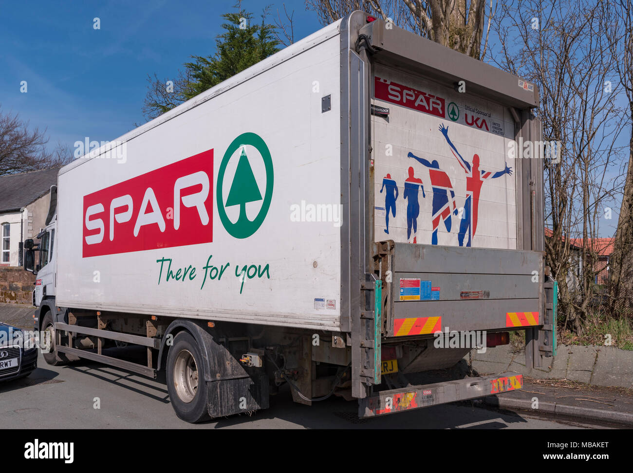 Grocery Store Delivery Truck High Resolution Stock Photography and