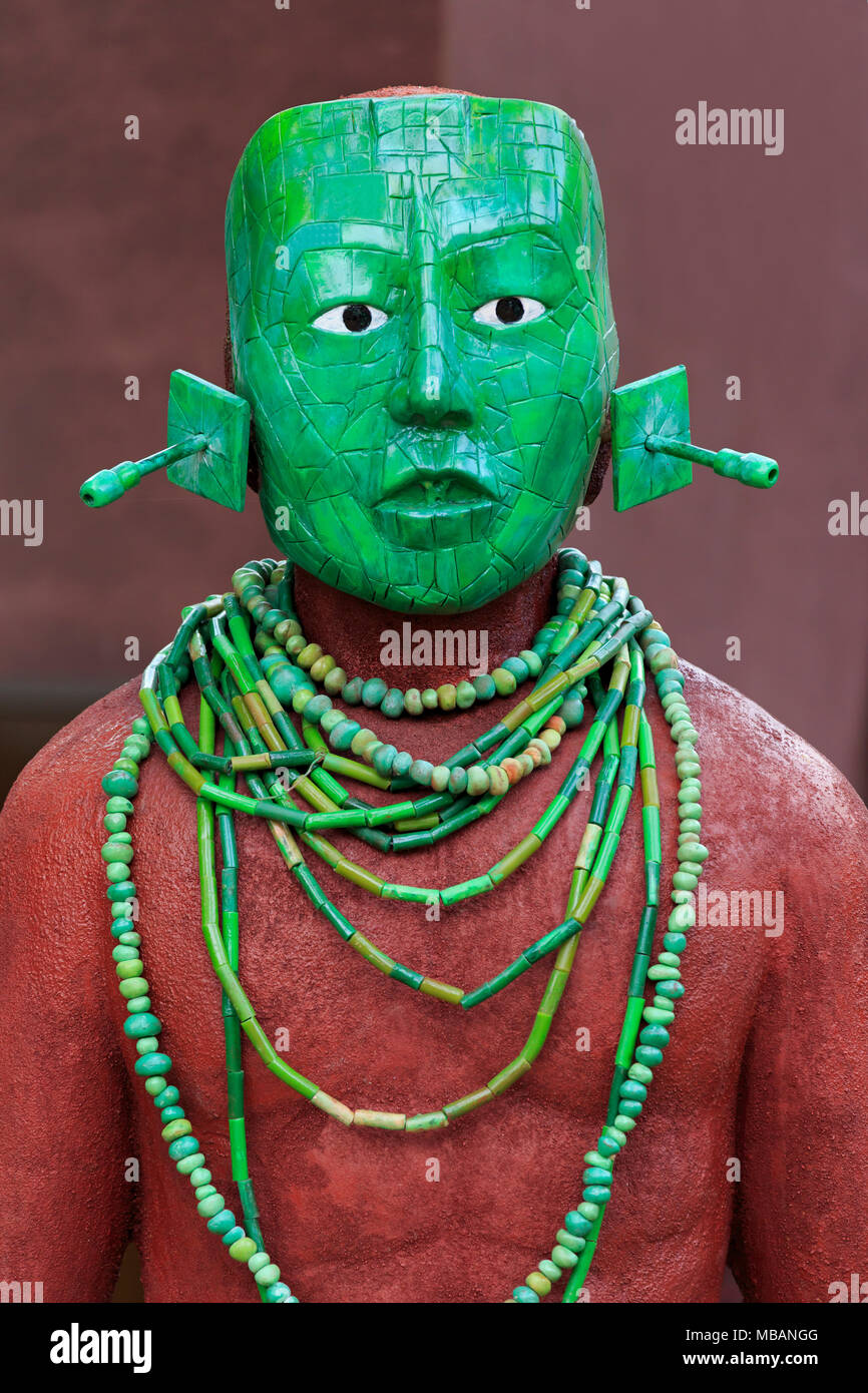 Jade store, Puerto Quetzal, Escuintla, Guatemala, Central America Stock