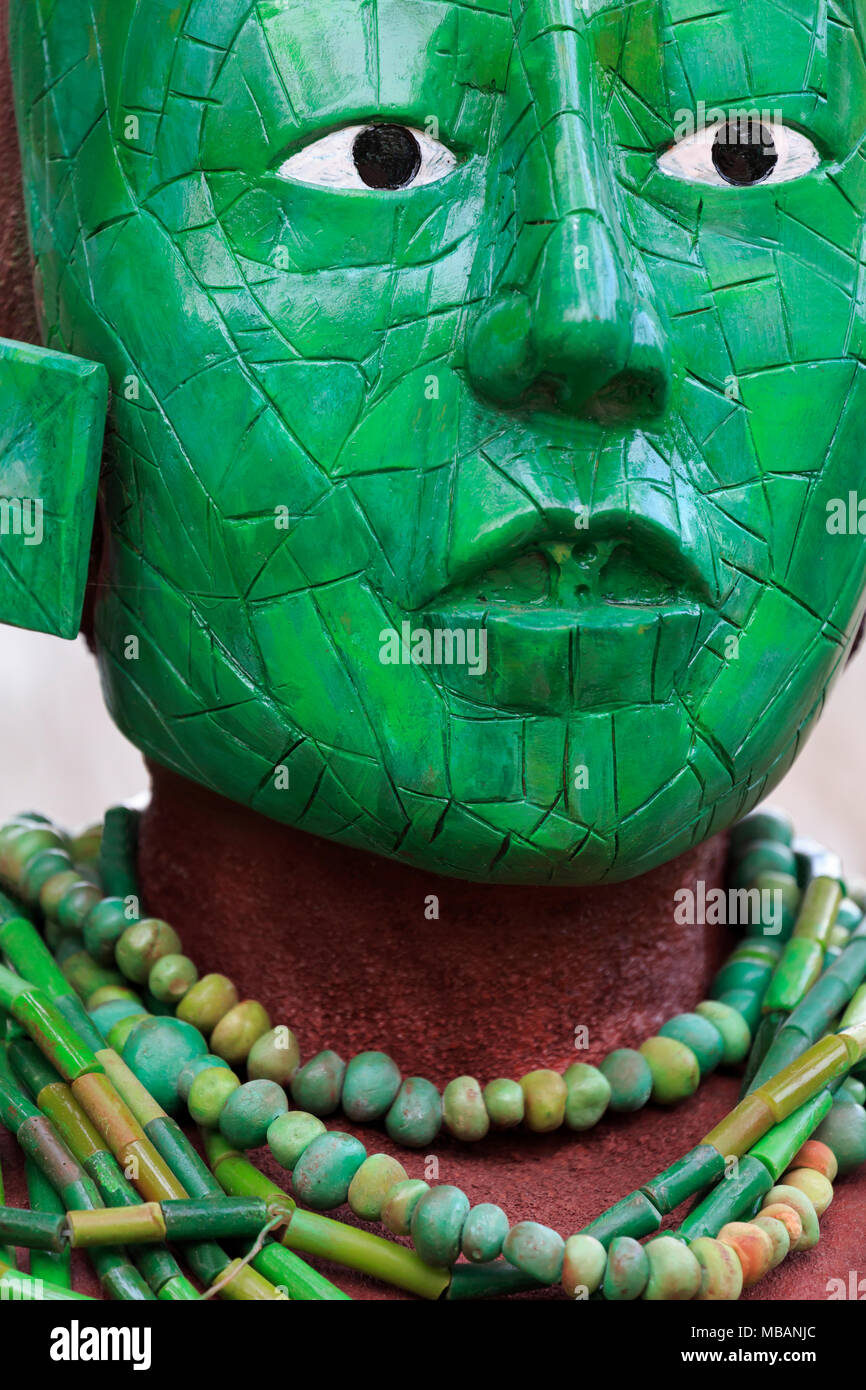 Jade store, Puerto Quetzal, Escuintla, Guatemala, Central America Stock