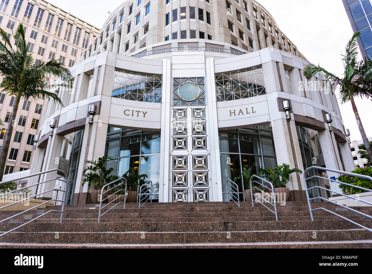 Orlando City Hall in Downtown Orlando, Florida, USA Stock Photo Alamy